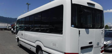16 seater toyota coaster luxury coach hire delhi