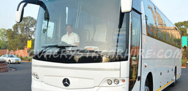 38 seater mercedes benz with washroom toilet coach rental in india