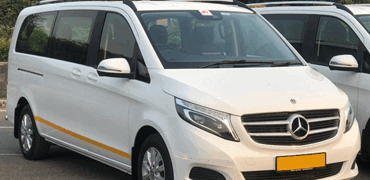 6 seater mercedes benz v class imported van hire delhi