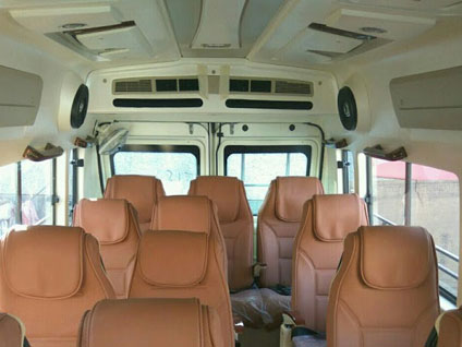 12 seater tempo traveller ac