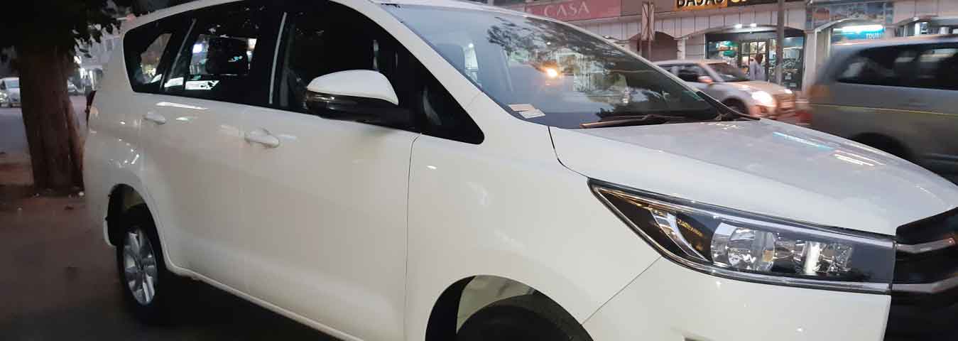 8 seater innova crysta car hire in hyderabad